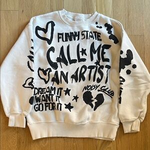 ZARA Beige Pullover  size 11/12